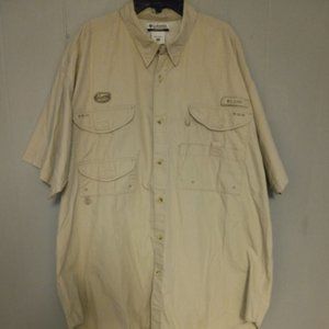 Columbia PFG fishing embroidered Florida Gators button down shirt